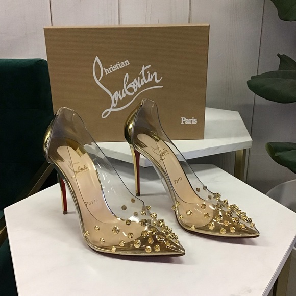 Christian Louboutin Shoes - Christian Louboutin PVC Specchio Collaclou 100 Pumps